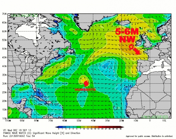 Dépression Tropicale Gabrielle - Swell du 19-20-21 septembre