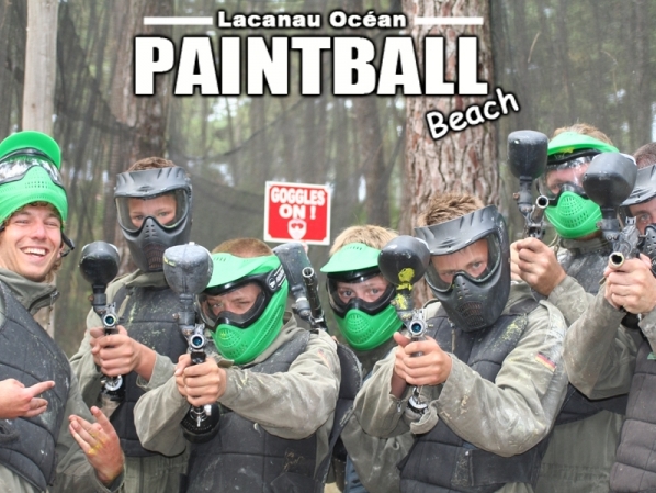 Location Vélo Lacanau - Stand Up - Fitness - Paintball - PAINTBALL BEACH ET BOOTCAMP