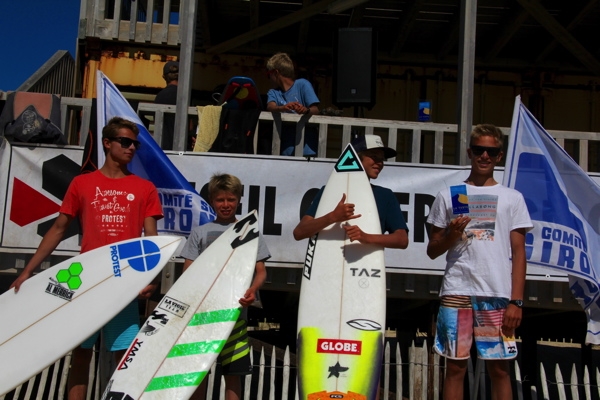 Résultat 2ème étape Coupe de Gironde Surf et Bodyboard 2015