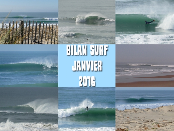 Bilan Surf Janvier 2016