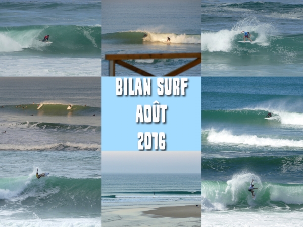 Bilan Surf Août 2016
