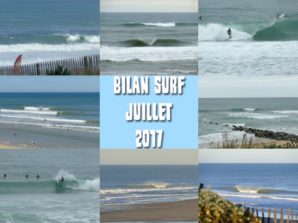 Bilan Surf Juillet 2017