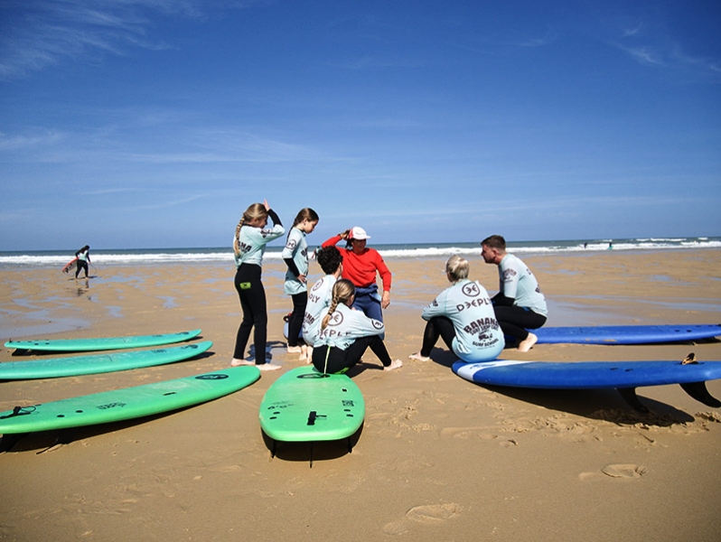 Ecole de Surf Lacanau - Surf School - BANANA SURF SCHOOL