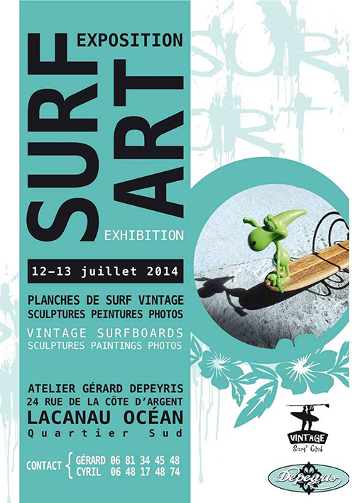 exposition surf art lacanau