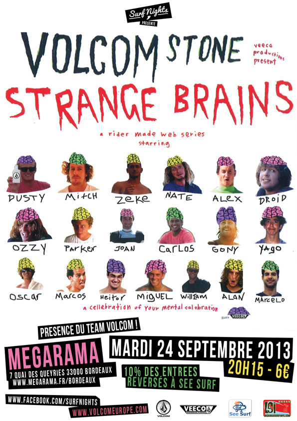volcom strange brains surf nights
